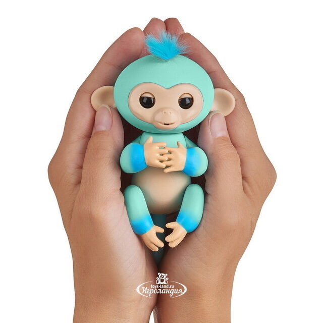 Интерактивная обезьянка Едди Fingerlings WowWee 12 см Fingerlings