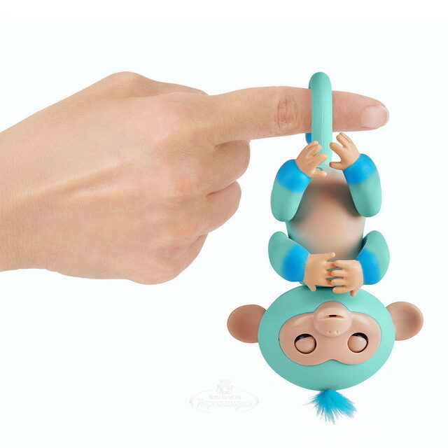 Интерактивная обезьянка Едди Fingerlings WowWee 12 см Fingerlings