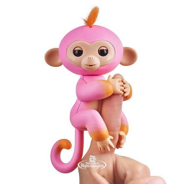 Интерактивная обезьянка Саммер Fingerlings WowWee 12 см Fingerlings