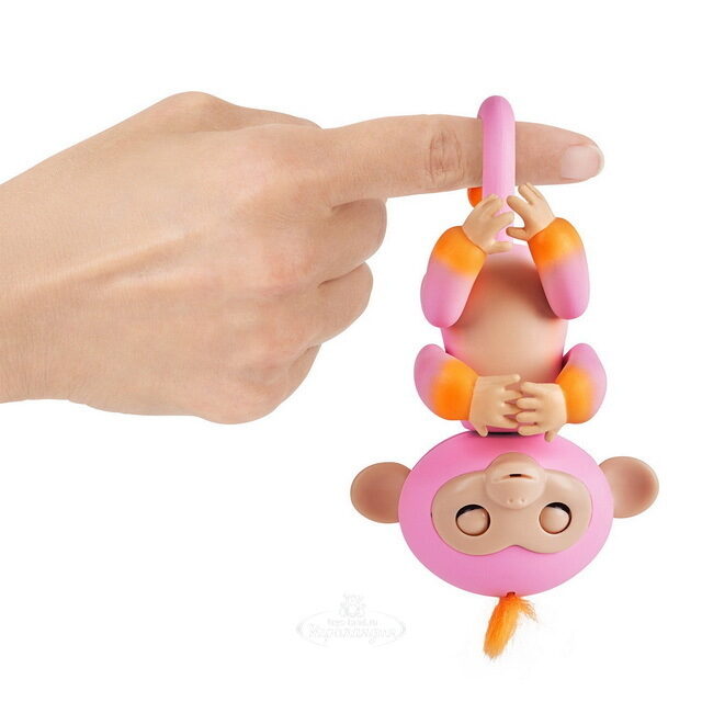 Интерактивная обезьянка Саммер Fingerlings WowWee 12 см Fingerlings