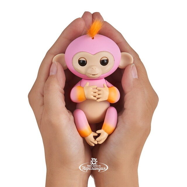 Интерактивная обезьянка Саммер Fingerlings WowWee 12 см Fingerlings