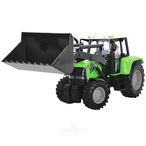 Трактор 25 см зеленый фрикционный DICKIE TOYS
