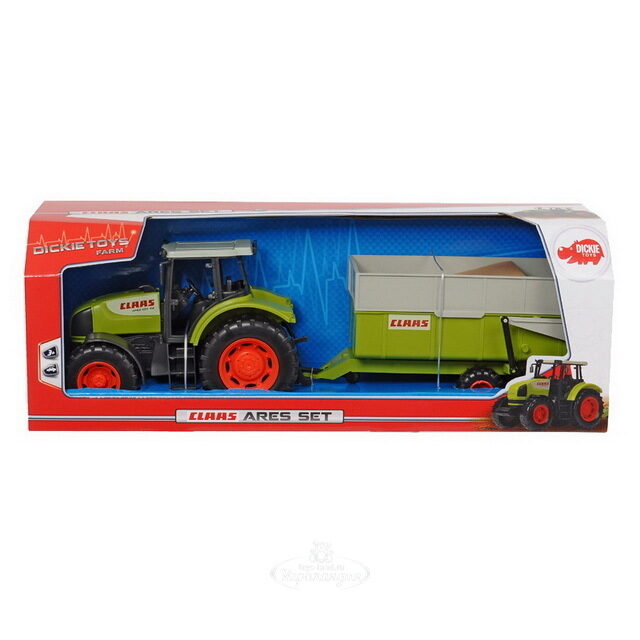 Трактор Dickie Claas с прицепом 57 см DICKIE TOYS (Дики Тойс)