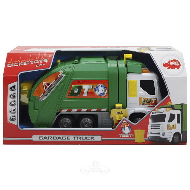 Мусоровоз 30 см свет звук DICKIE TOYS