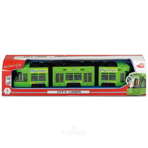Городской скоростной трамвай 46 см зеленый DICKIE TOYS