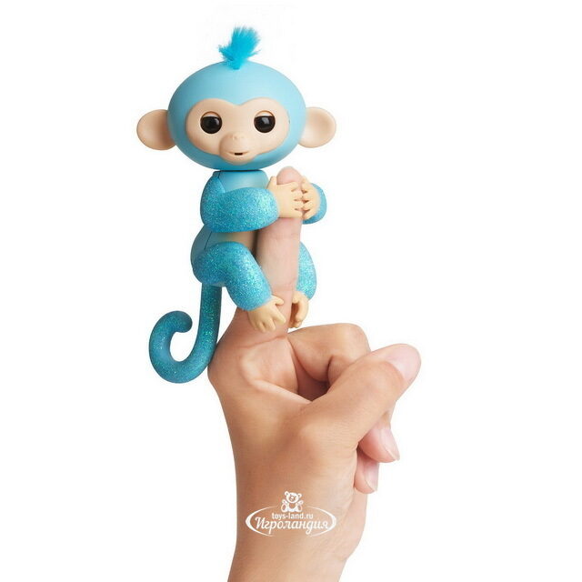 Интерактивная обезьянка Амелия Fingerlings WowWee 12 см Fingerlings