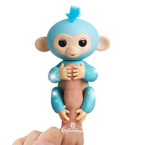 Интерактивная обезьянка Амелия Fingerlings WowWee 12 см Fingerlings