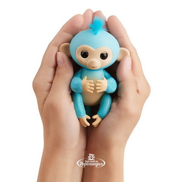 Интерактивная обезьянка Амелия Fingerlings WowWee 12 см Fingerlings