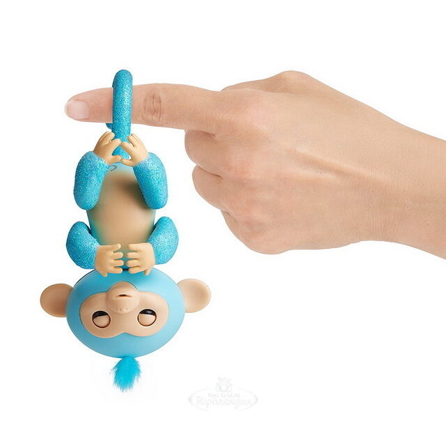 Интерактивная обезьянка Амелия Fingerlings WowWee 12 см Fingerlings