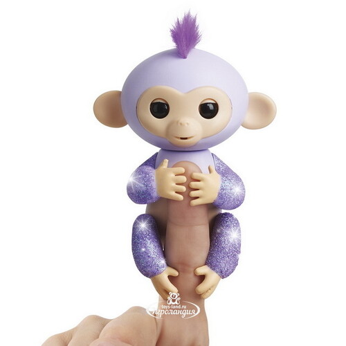 Интерактивная обезьянка Кики Fingerlings WowWee 12 см Fingerlings