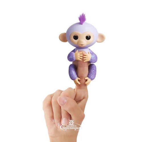 Интерактивная обезьянка Кики Fingerlings WowWee 12 см Fingerlings