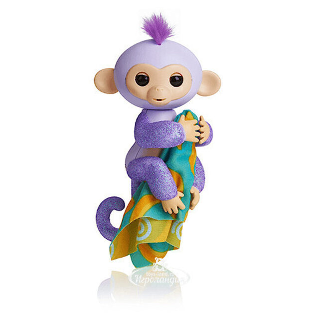 Интерактивная обезьянка Кики Fingerlings WowWee 12 см Fingerlings