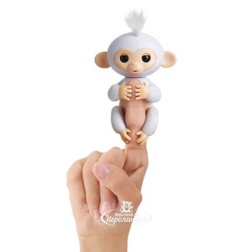 Интерактивная обезьянка Шугар Fingerlings WowWee 12 см Fingerlings