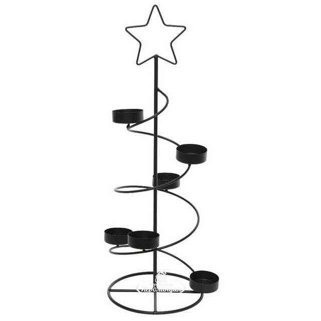 Новогодний подсвечник Елка Stabbu 50 см Kaemingk