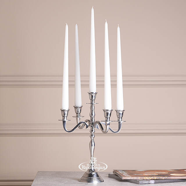Подсвечник-канделябр на 5 свечей Эймсберри 30 см Boltze