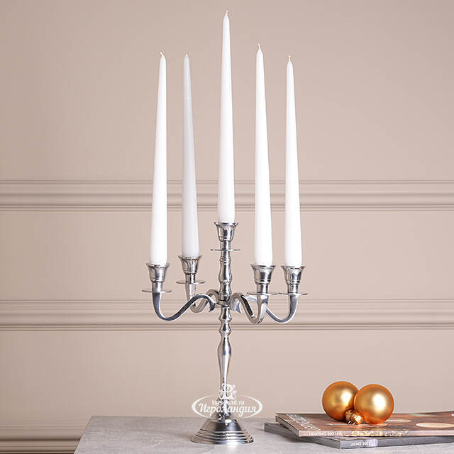 Подсвечник-канделябр на 5 свечей Эймсберри 30 см Boltze