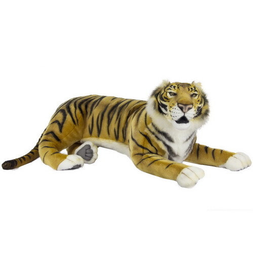 Большая мягкая игрушка Тигр лежащий 100 см Hansa Creation