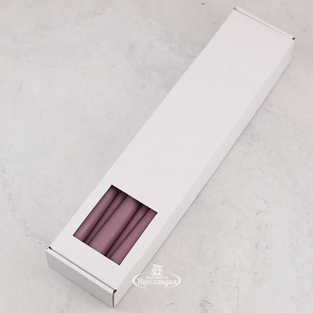 Высокая свеча 40 см Андреа Velvet аметистовая Candleslight