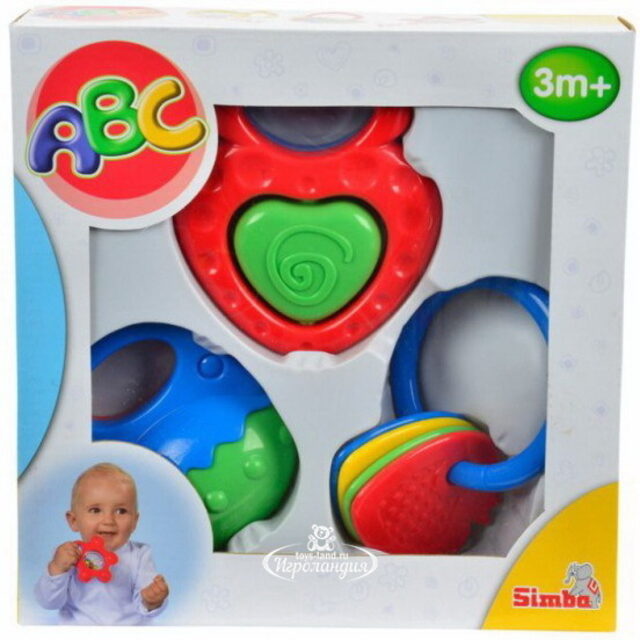 Набор погремушек ABC, 8-10 см Simba (Симба)