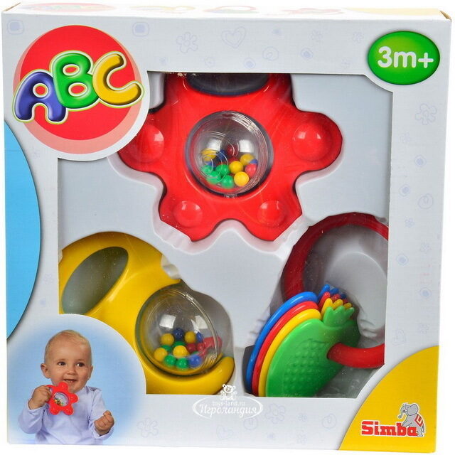 Набор погремушек ABC, 8-10 см Simba (Симба)
