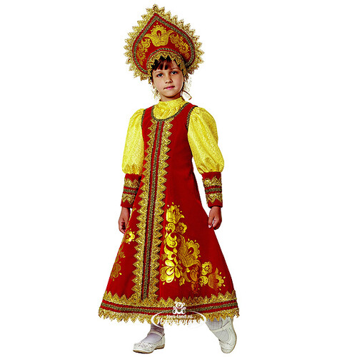 Карнавальный костюм Сударушка, рост 140 см Батик
