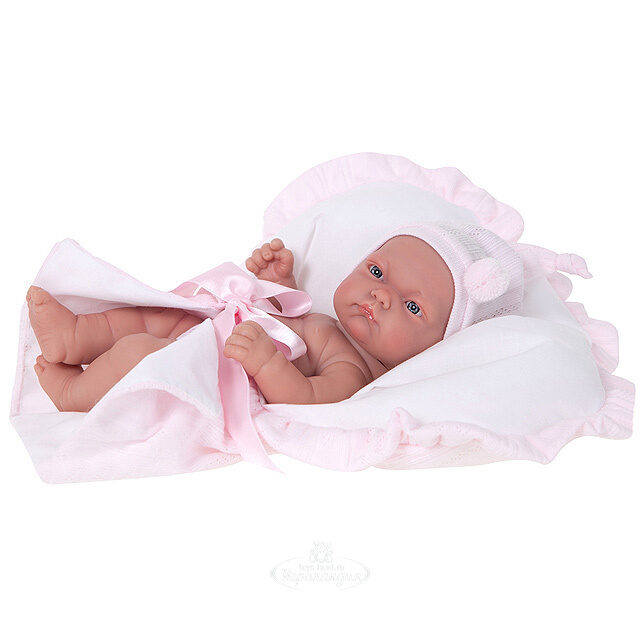 Кукла - младенец Лея в розовом 26 см Antonio Juan Munecas