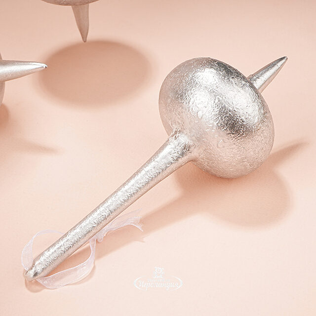 Набор стеклянных елочных игрушек Fossato di Vico 19 см, 6 шт, подвеска Winter Deco