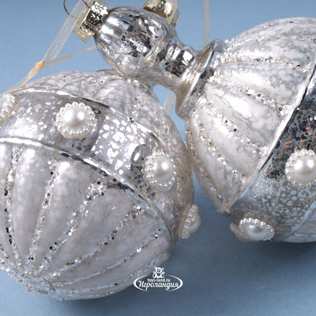 Набор стеклянных шаров Rovere Veronese 13 см, 3 шт Winter Deco