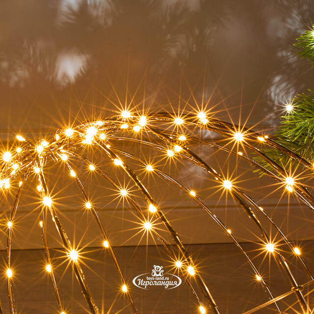 Светодиодный шар Сиело Стеллато 40 см, 260 теплых белых LED ламп, таймер, IP44 Winter Deco