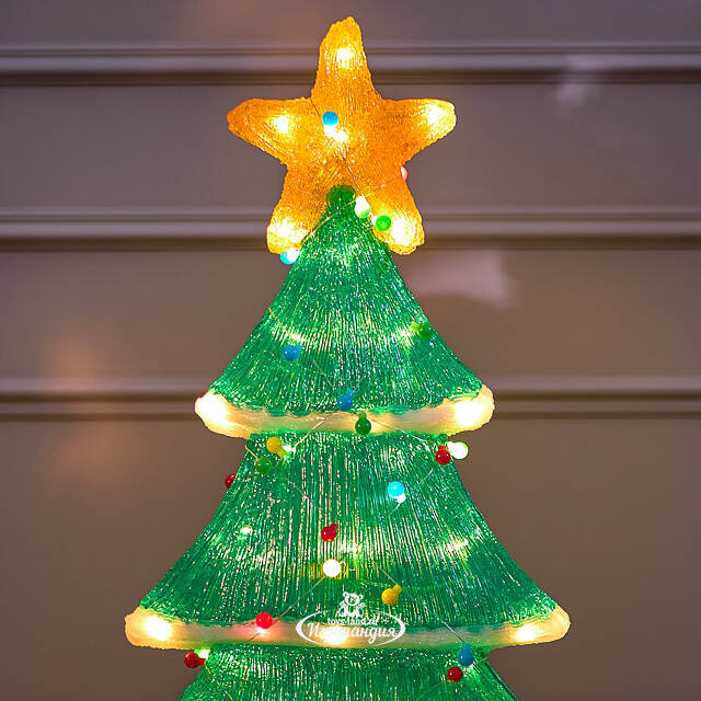 Светодиодная елка - Новогоднее веселье 103 см, 150 разноцветных LED ламп, акрил, IP44 Winter Deco