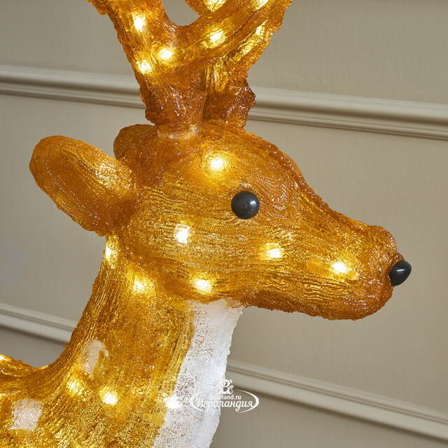 Светодиодный Олень Гард 118 см, 200 теплых белых LED ламп, акрил, IP44 Winter Deco