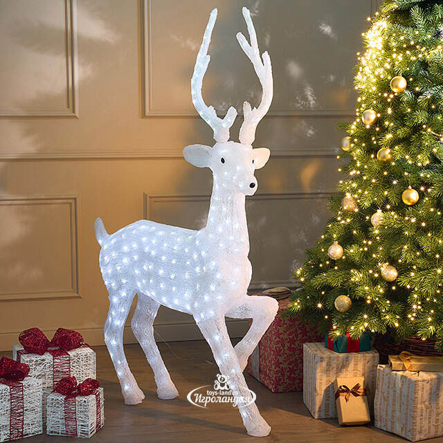Светодиодный Олень Дартон 144 см, 300 холодных белых LED ламп, акрил, IP44 Winter Deco