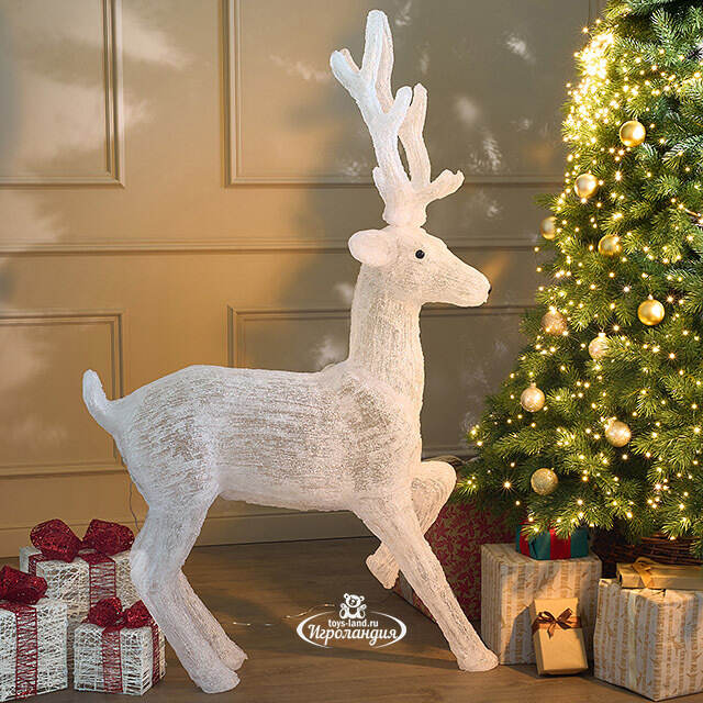 Светодиодный Олень Дартон 144 см, 300 холодных белых LED ламп, акрил, IP44 Winter Deco