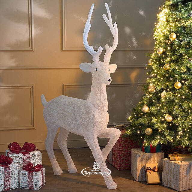 Светодиодный Олень Дартон 144 см, 300 холодных белых LED ламп, акрил, IP44 Winter Deco