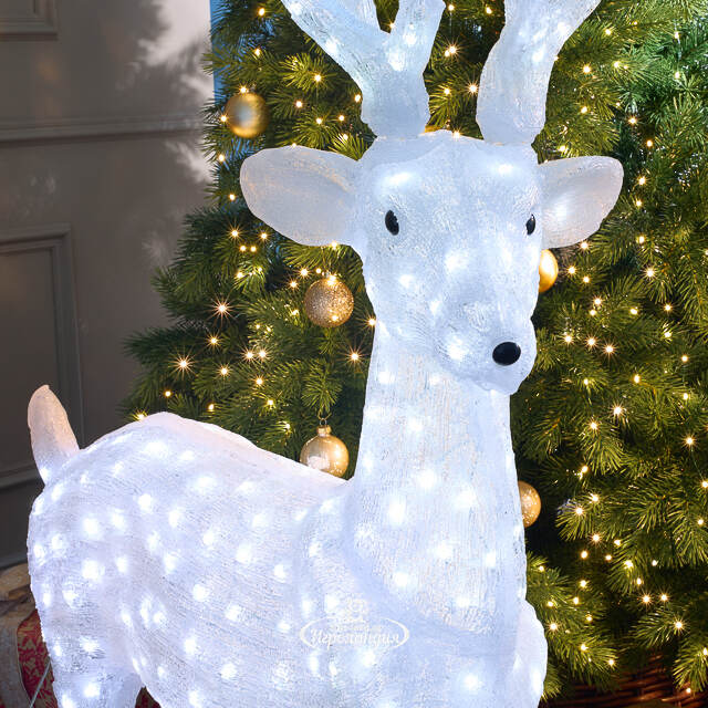 Светодиодный Олень Дартон 144 см, 300 холодных белых LED ламп, акрил, IP44 Winter Deco