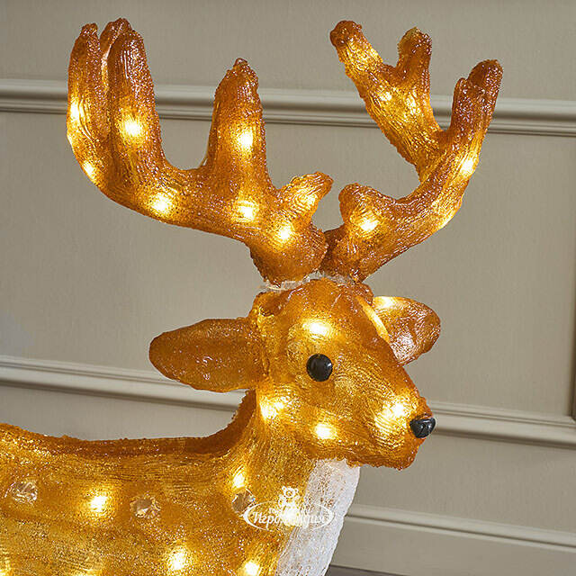 Светодиодный Олень Энико 81 см, 100 теплых белых LED ламп, акрил, IP44 Winter Deco