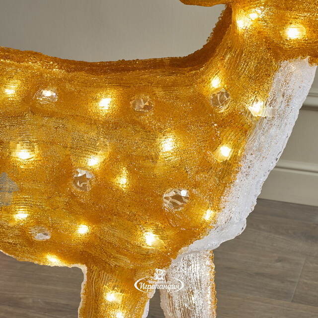 Светодиодный Олень Энико 81 см, 100 теплых белых LED ламп, акрил, IP44 Winter Deco