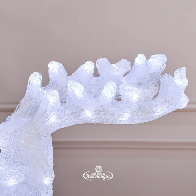 Светодиодная фигура Олень Фейт 62 см, 80 холодных белых LED ламп, акрил, IP44 Winter Deco