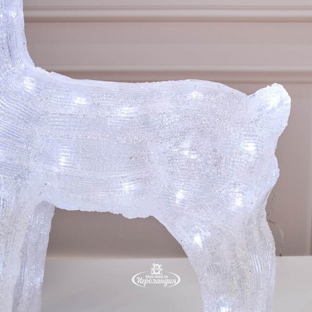 Светодиодная фигура Олень Фейт 62 см, 80 холодных белых LED ламп, акрил, IP44 Winter Deco