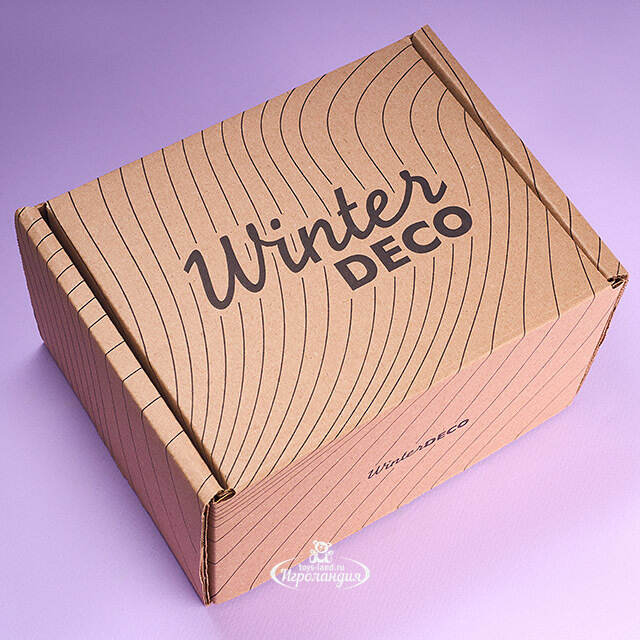 Стеклянная елочная игрушка Ракушка - Monte Marcone 13 см, подвеска Winter Deco