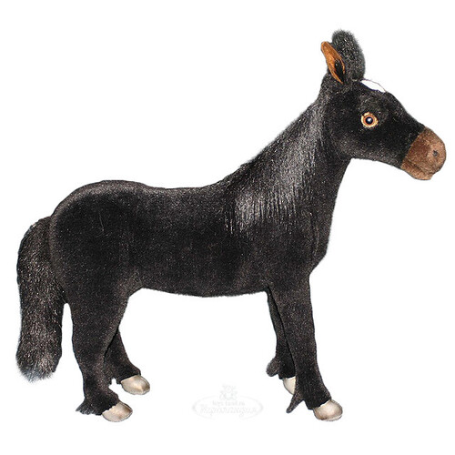 Мягкая игрушка Конь вороной 42 см Hansa Creation