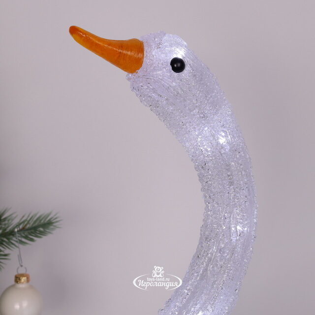 Светодиодная фигура Лебедь Свэн 40 см, 40 холодных белых LED ламп, IP44 Winter Deco