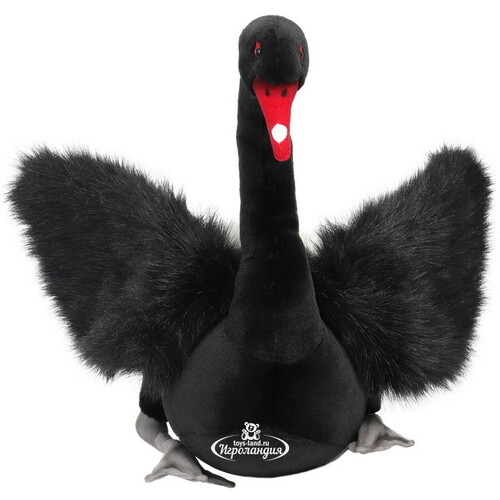 Мягкая игрушка Лебедь черный 45 см Hansa Creation