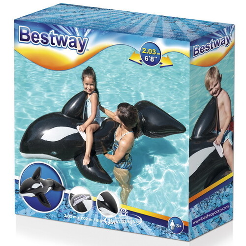 Надувная игрушка для плавания Косатка 203*102 Bestway