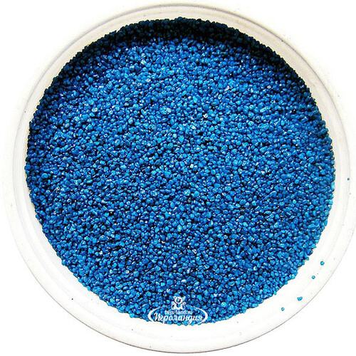 Цветной песок для творчества 1 кг, синий Ассоциация Развитие
