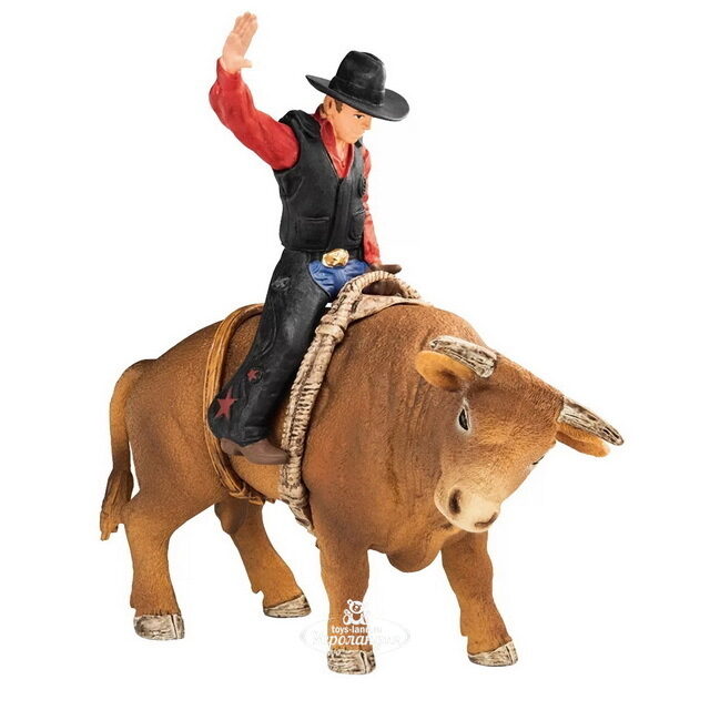 Игровой набор Ковбой на родео с фигурками и аксессуарами Schleich