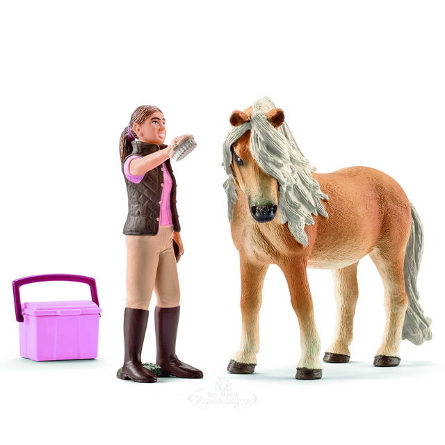 Игровой набор Конюх и Исландский пони Schleich (Шляйх)