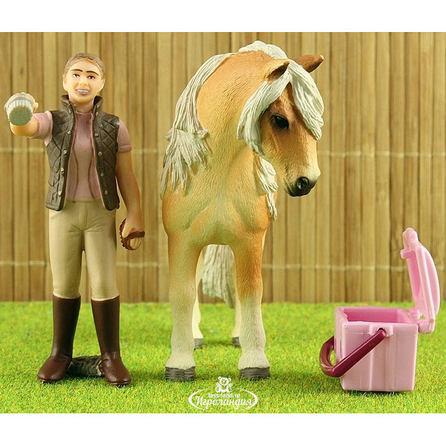 Игровой набор Конюх и Исландский пони Schleich (Шляйх)