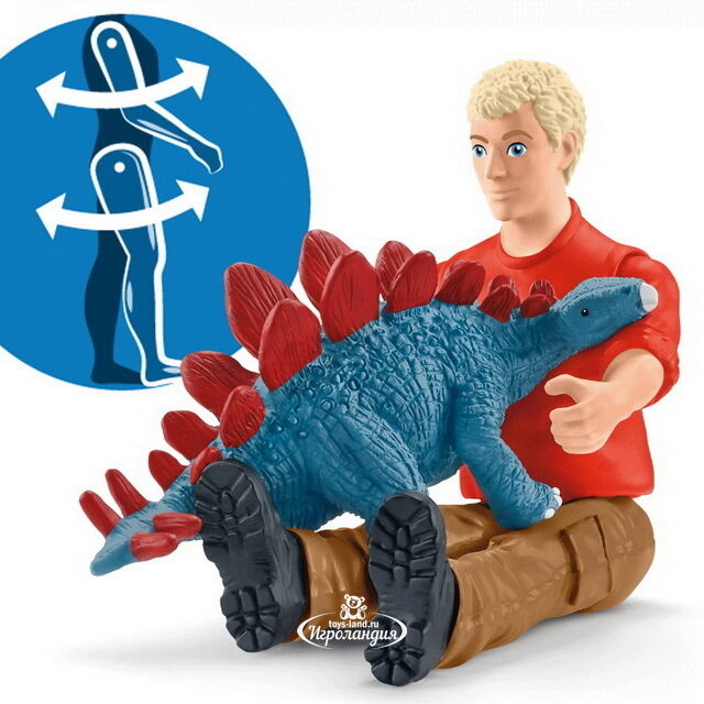 Игровой набор Атака Тираннозавра Рекса с фигурками и аксессуарами Schleich