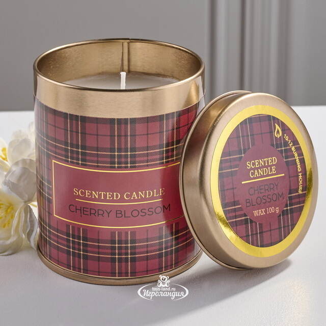 Ароматическая свеча Cherry Blossom 8 см Koopman